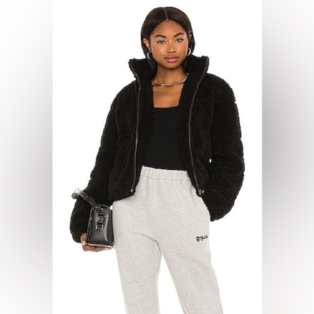 Vince Camuto boxy Sherpa coat